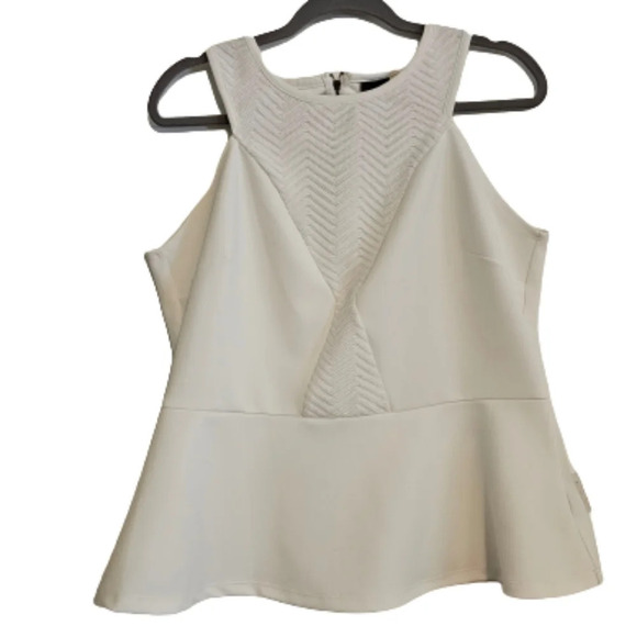 Worthington Tops - Worthington White Peplum Top